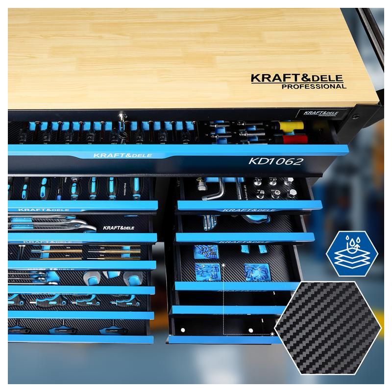 Szafka narzędziowa 501 elementów KD1062