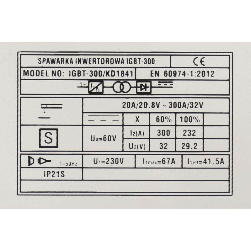 Spawarka inwertorowa MMA 250A KD1840