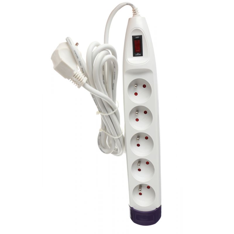 Przedłużacz 5m 5gniazd KD4014