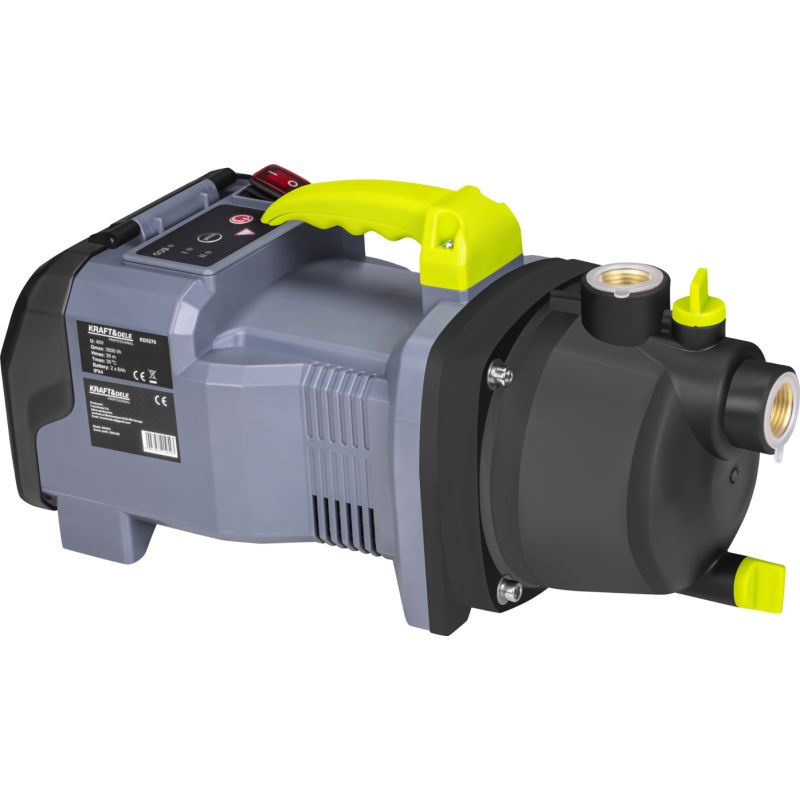 Akumulatorowa pompa ogrodowa 3500L/h 2x6Ah + ładowarka KD5270