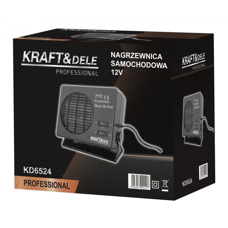 Nagrzewnica samochodowa 12V 300W KD6524
