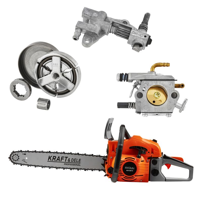 Piła spalinowa 5,9KM / 16" / 18" + Akcesoria KD10613