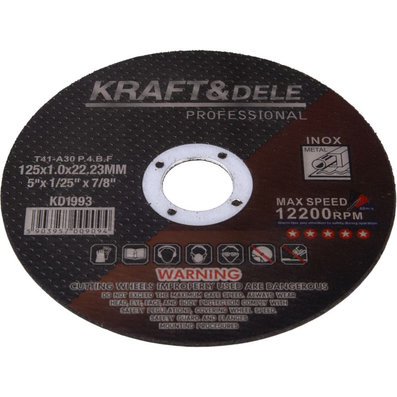Tarcza do cięcia metalu 125x1.0x22,23 mm KD1993