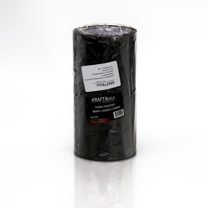 Taśma pakowa 48mmx45mm czarna KD11841