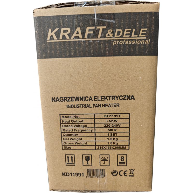 Elektrický ohrievač 3500 W, model KD11991