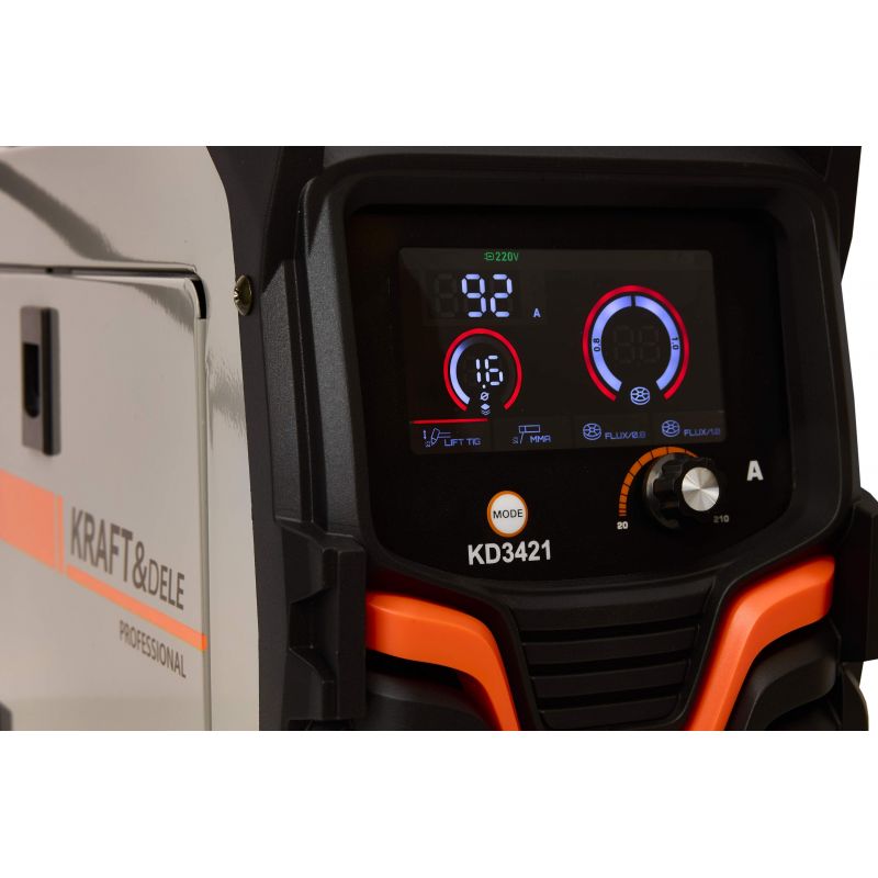 Spawarka inweroorowa 220A / mig flux / tig lift / mma KD3421