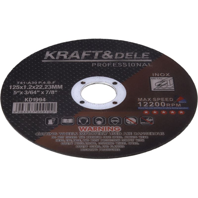 Tarcza do metalu 125x1.2x22,23 mm KD1994