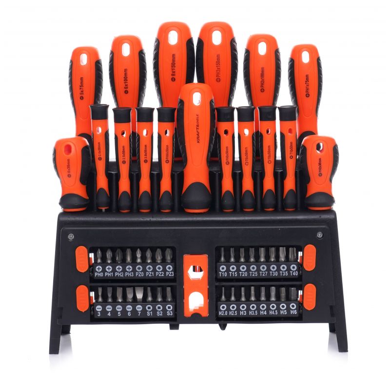 Zestaw śrubokrętów + magnetyzer 50szt. KD10950