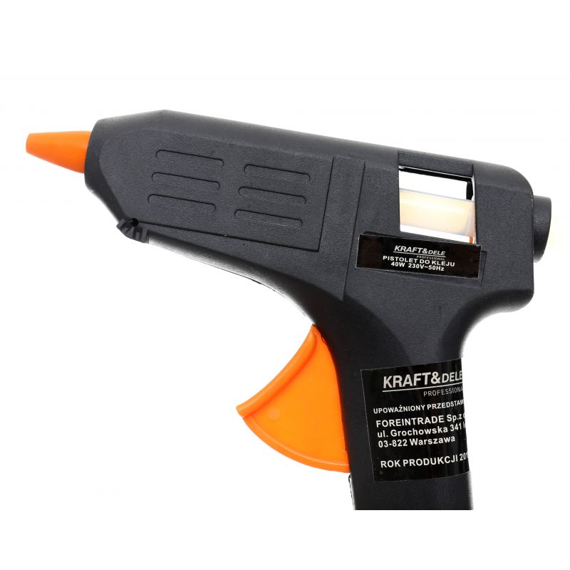 Pistolet do kleju na gorąco 40W + 7 wkładów KD10350