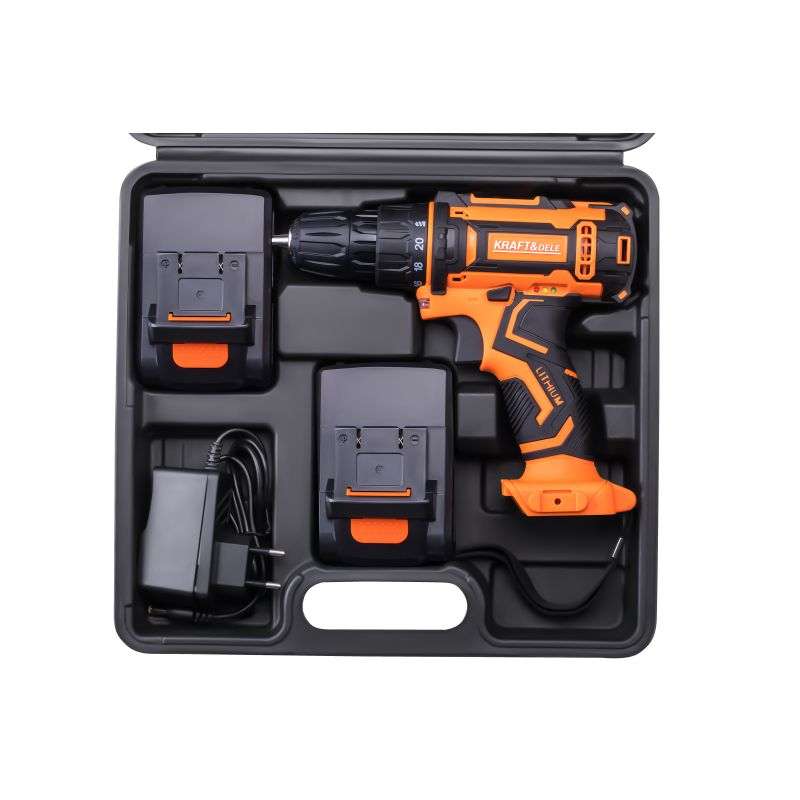 Zestaw wiertarko-wkrętarka 21V 2Ah + akcesoria KD3353