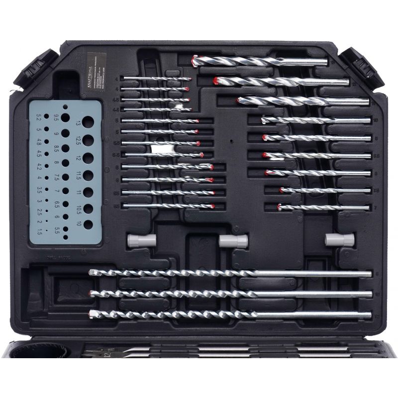 Wiertła, otwornice, dłuta, bity - zestaw 300-el. KD998