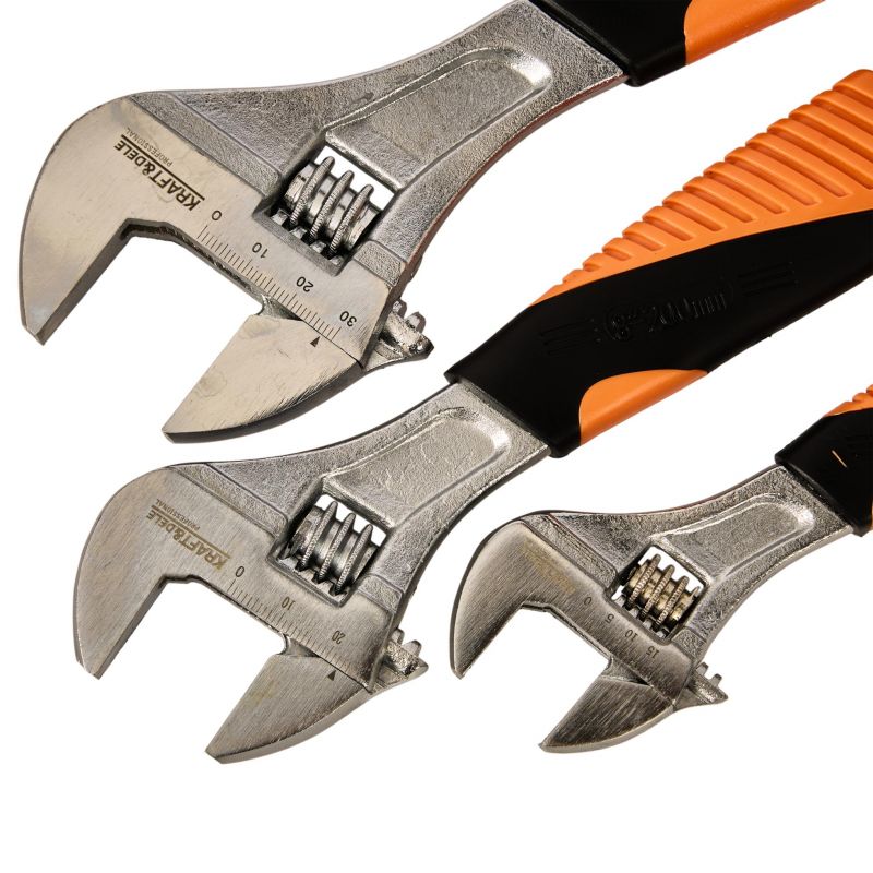 Zestaw kluczy nastawnych 3 szt KD10635