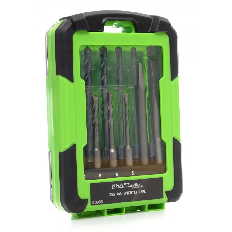 Zestaw wierteł i dłut sds- 12el KD988