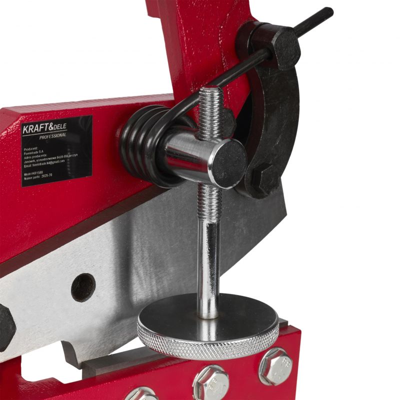 Gilotyna ręczna 5" do blachy stalowej prętów nożyce