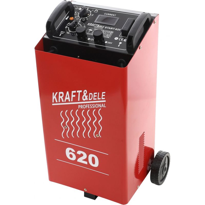 Prostownik z rozruchem LCD 250A 12/24V KD1915