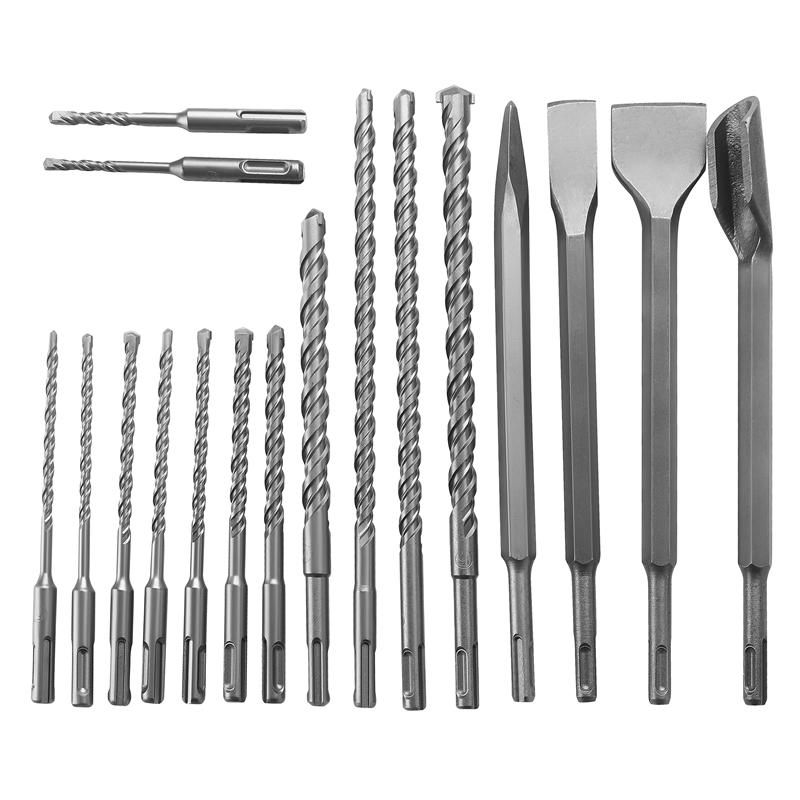 Zestaw wierteł i dłut 17 elementów sds+ KD10068