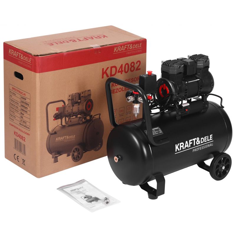 Kompresor bezolejowy 50L 2500W KD4082