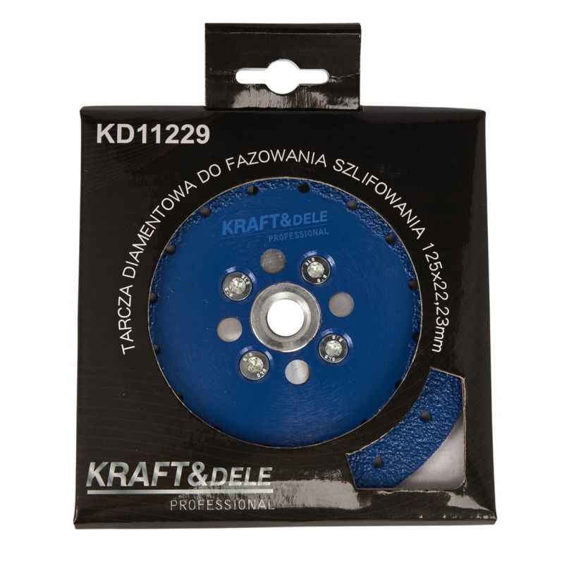 Tarcza diamentowa do fazowania, szlifowania M14 125x22,23mm KD11229