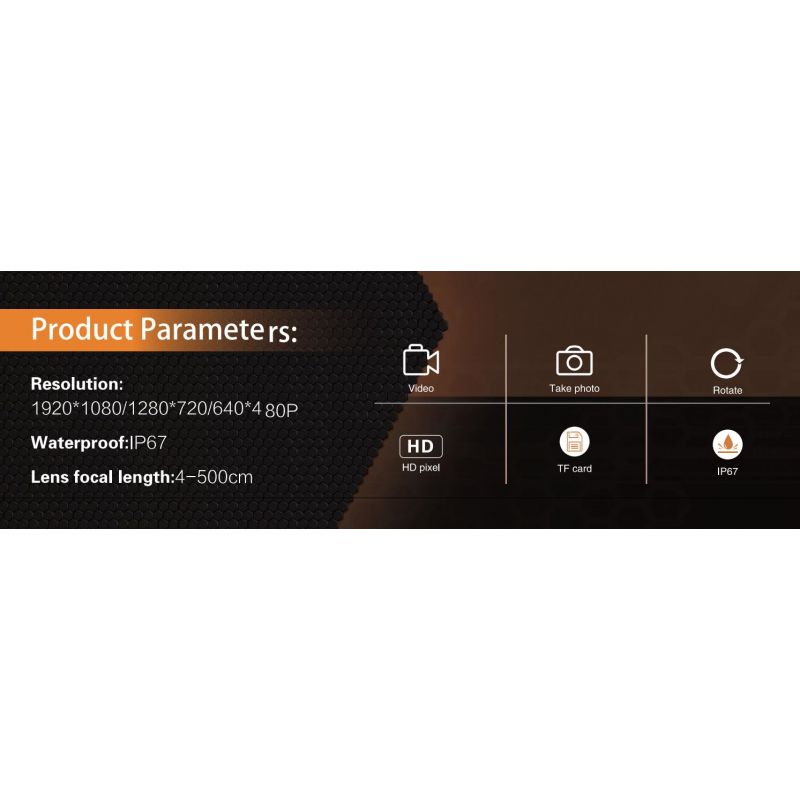 Kamera endoskopowa inspekcyjna 3w1 KD10412
