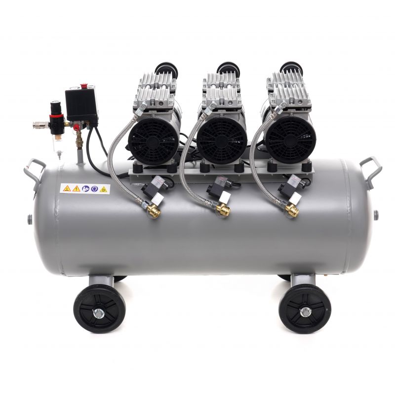 Kompresor bezolejowy 100L 3 x 1500W KD1397