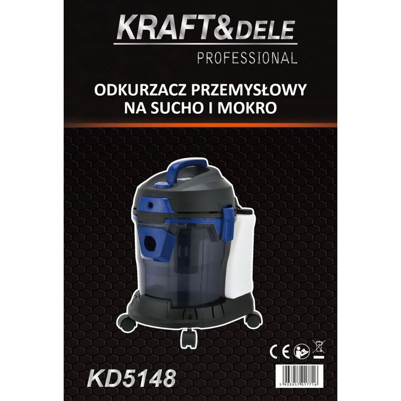 Odkurzacz na sucho i mokro z funkcją mycia 2200W KD5148