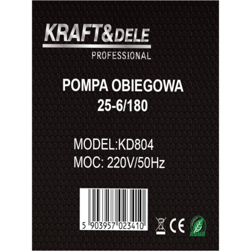 Pompa obiegowa 25-6/180 230V KD804