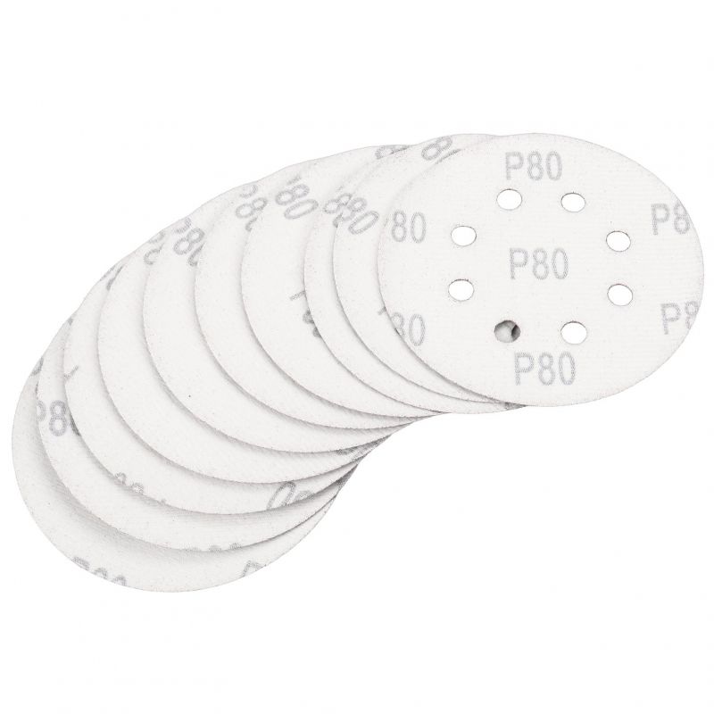 Papier ścierny 50szt. krążek 125mm P80 na rzep KD11809