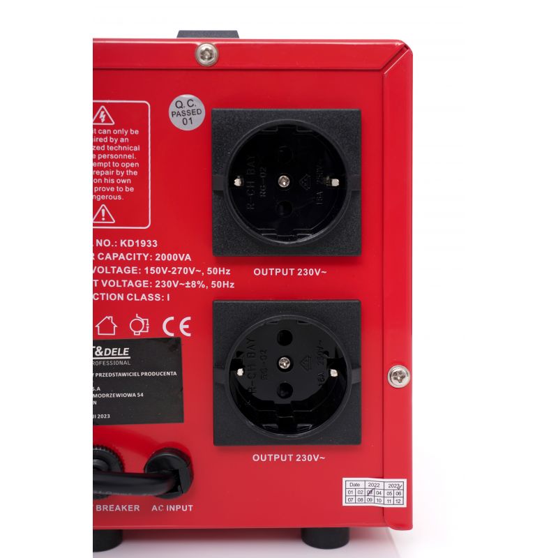 Stabilizator napięcia AVR 2000VA 230V KD1933