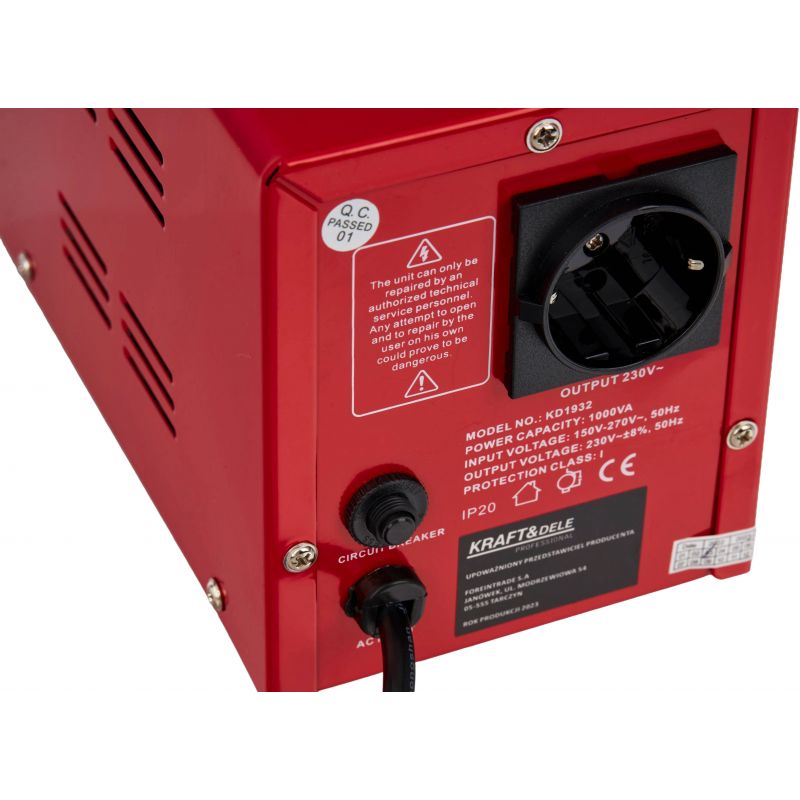 Stabilizator napięcia AVR 1000VA 230V KD1932