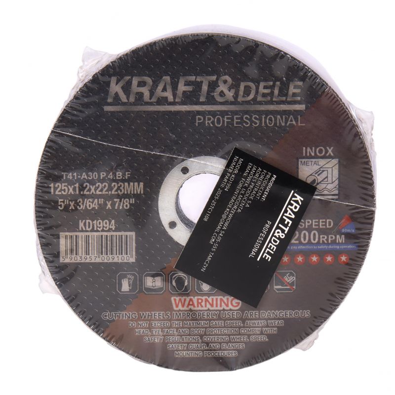 Tarcza do metalu 125x1.2x22,23 mm KD1994