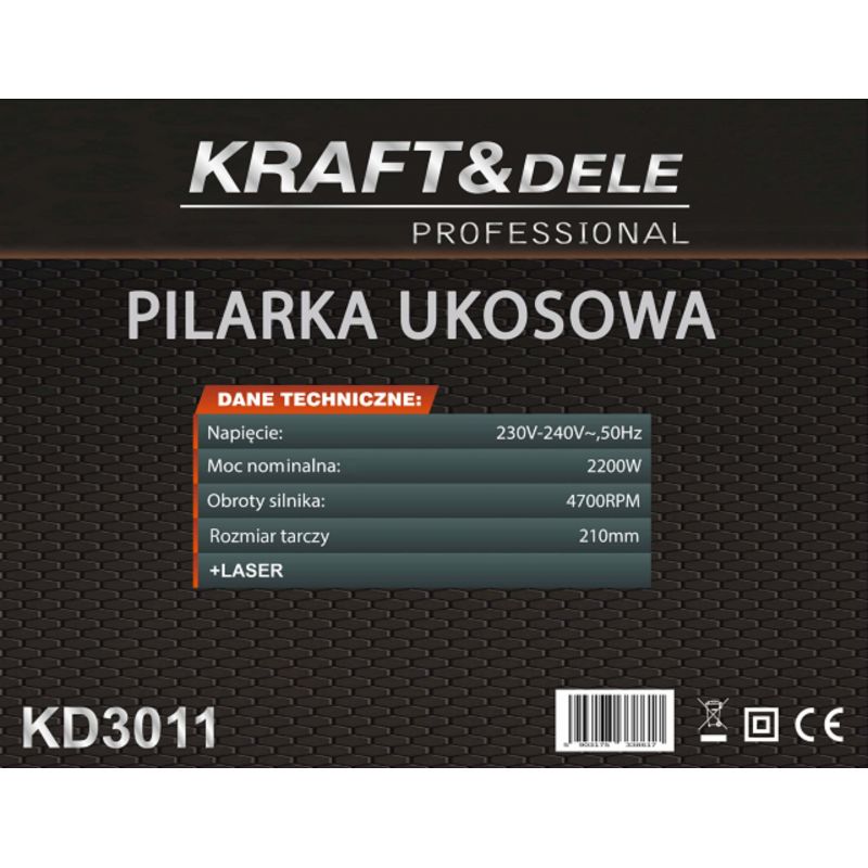 Piła ukosowa ukośnica pilarka KD3011 LASER