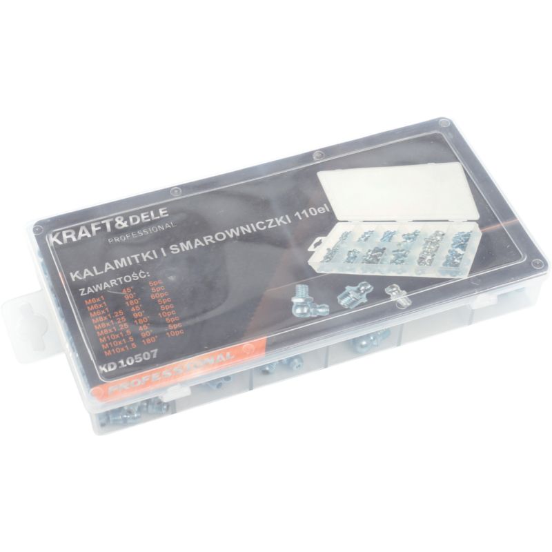 Kalamitki i smarowniczki 110 el. KD10507