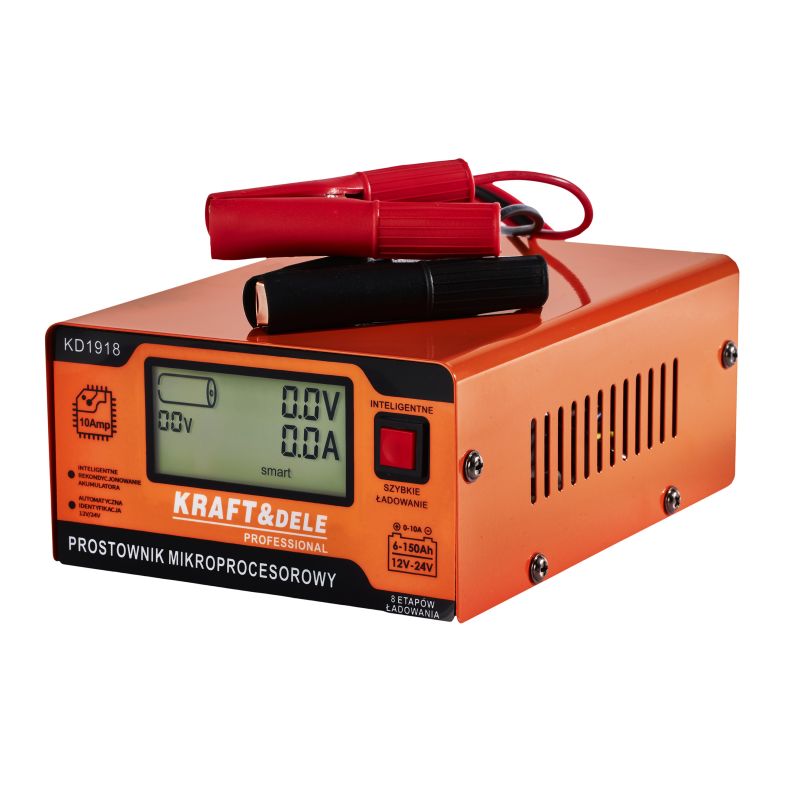 Prostownik mikroprocesorowy 10AMP 12/24V