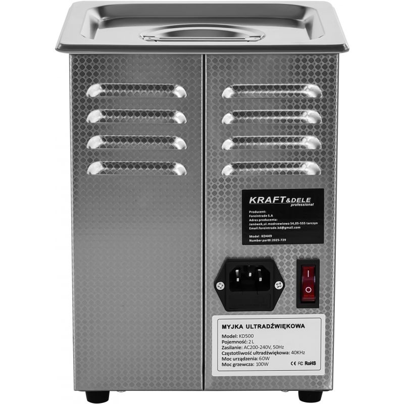 Myjka ultradźwiękowa 6,5L KD449