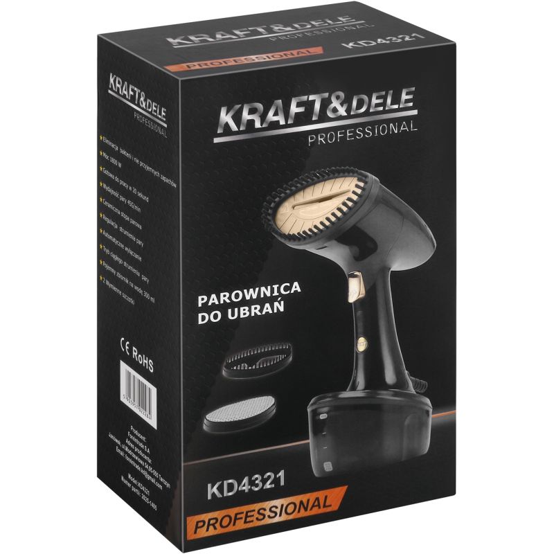 Parownica do ubrań 1800W 45g/min KD4321