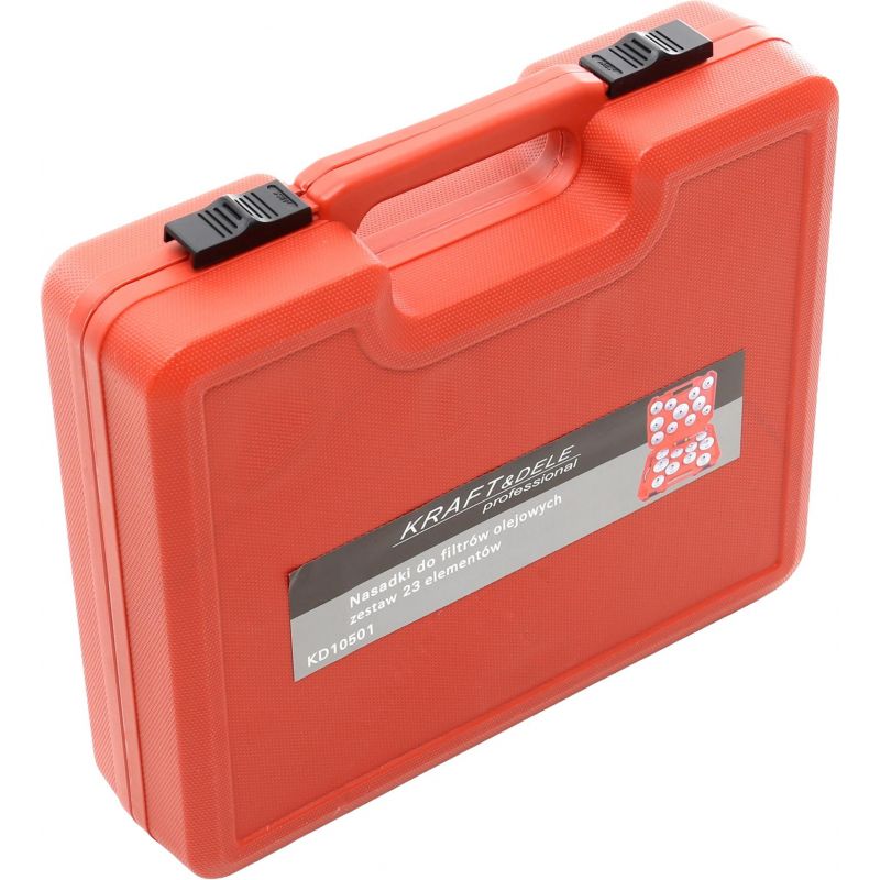 Zestaw nasadek do filtrów oleju 23 szt. KD10501