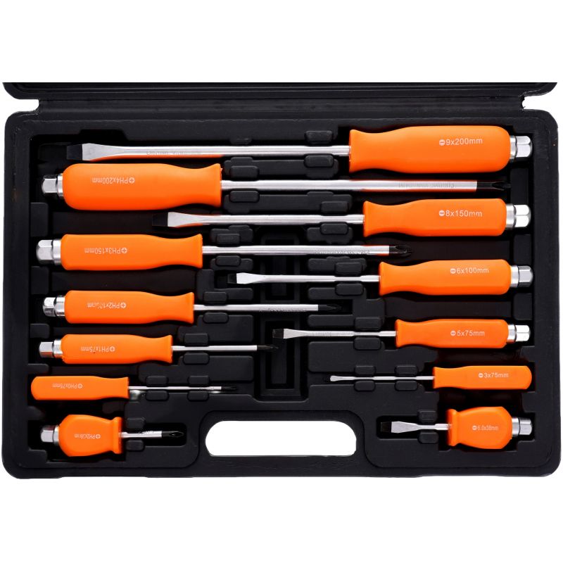 Śrubokręty do podbijania 12szt. w walizce KD10946