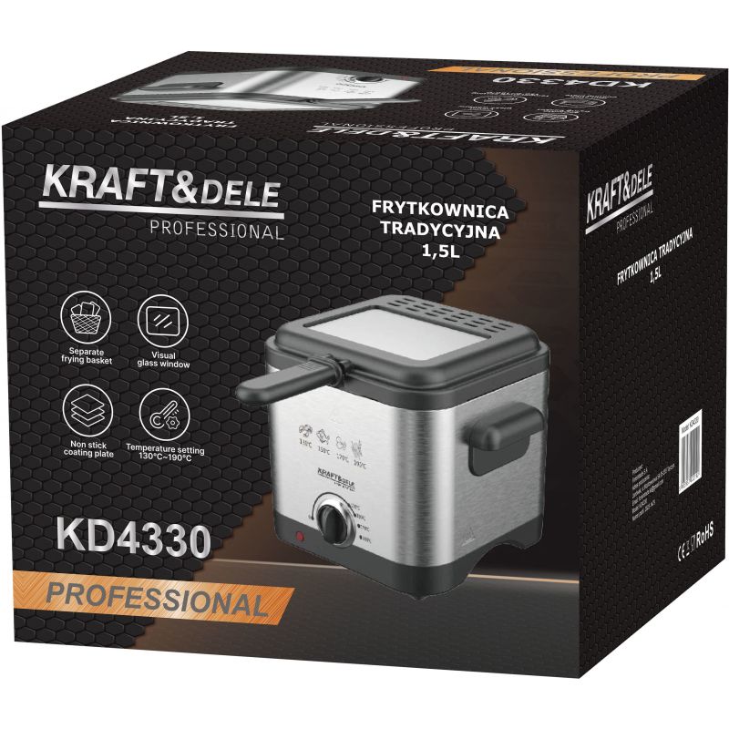 Frytkownica tradycyjna 1,5L KD4330