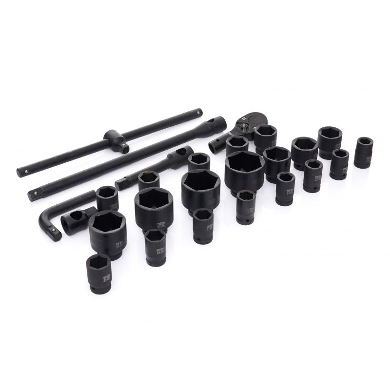 Nasadki udarowe 3/4" 6 kątne 26 szt. KD11758