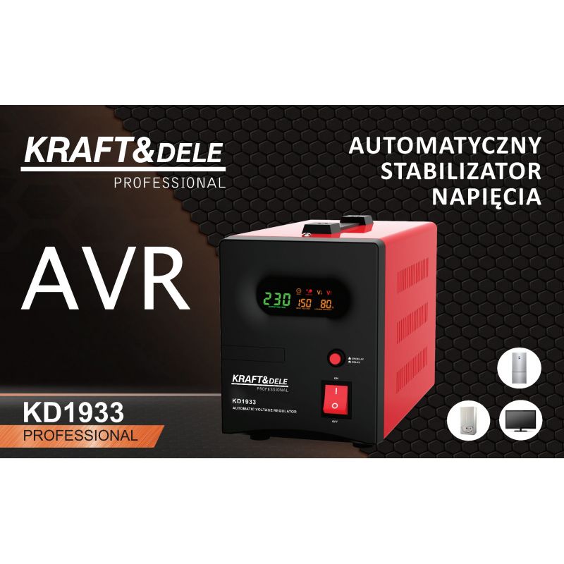 Stabilizator napięcia AVR 2000VA 230V KD1933