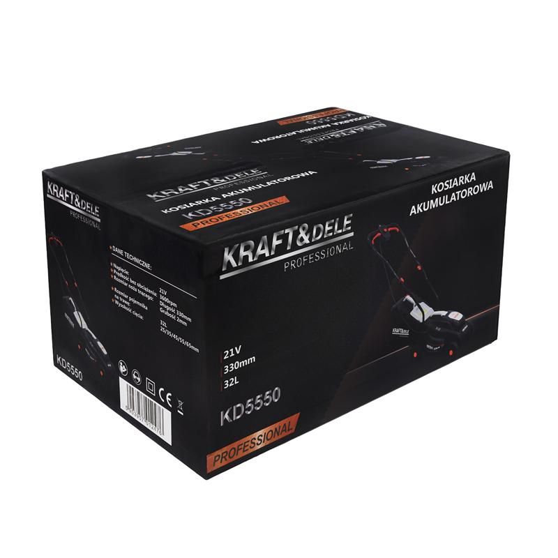 Akumulátorová kosačka 21 V, 4 Ah, 32 l, model KD5550