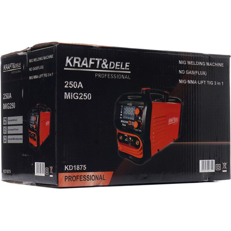 Spawarka 250A - MIG / MMA / LIFT TIG 3w1 KD1875