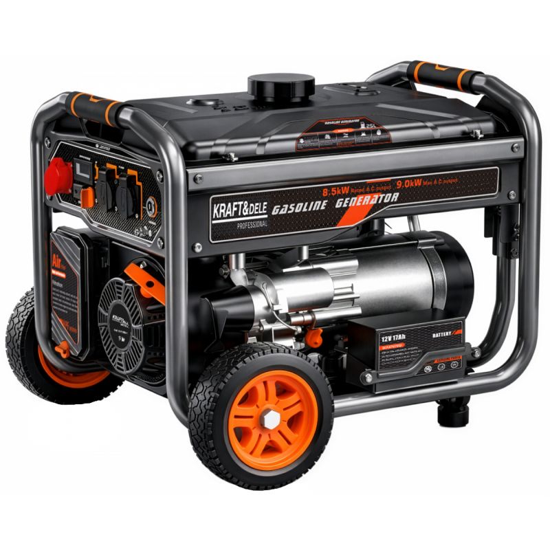 Agregat Prądotwórczy 12V 230V 400V 9kW Benzyna KD3122