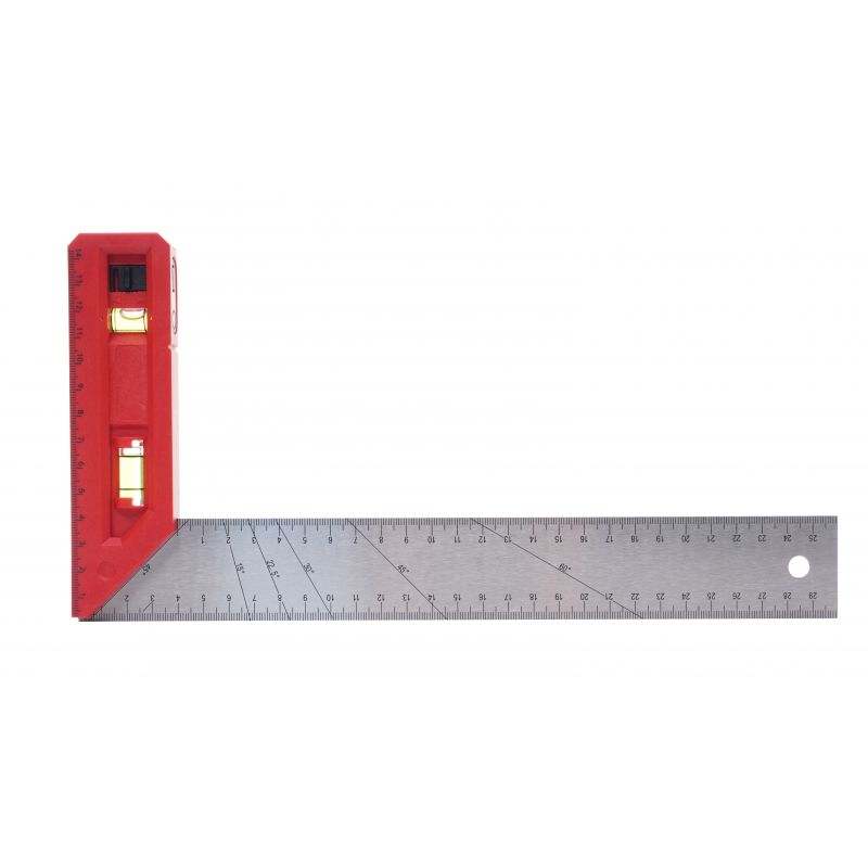 Kątownik z poziomicą 300mm KD10727