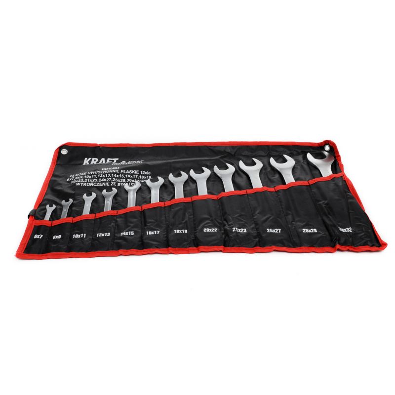 Klucze dwustronnie płaskie 12el. KD10934