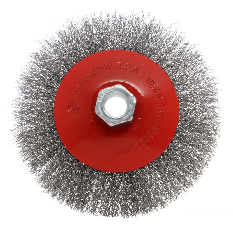 Szczotka obrotowa boczna stalowa KD10980