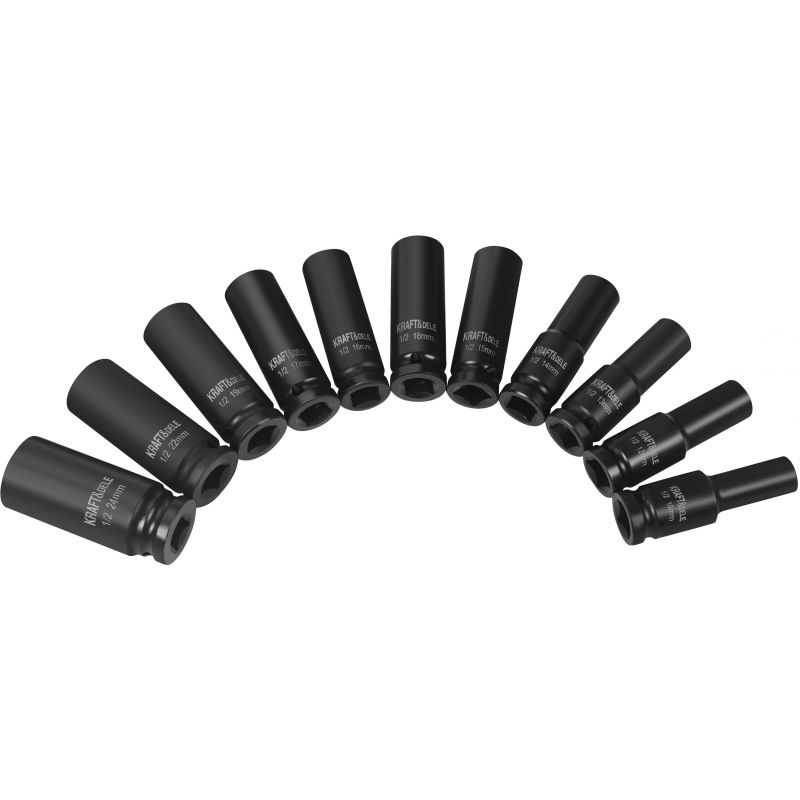 Nasadki udarowe 1/2" 11 szt KD11869