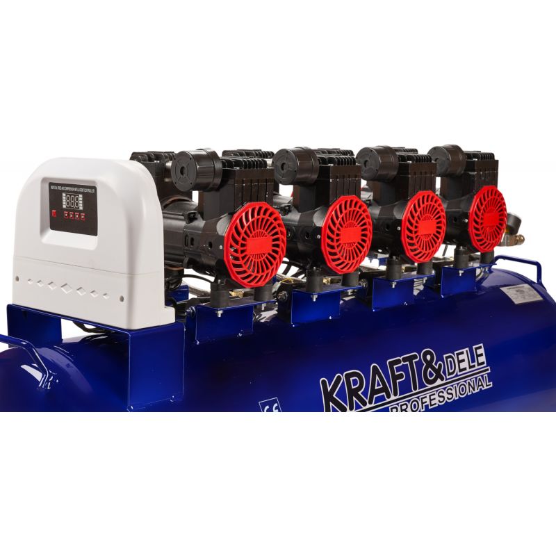 Kompresor bezolejowy niebieski 120L 4 tłoki 400V 7kW KD4095
