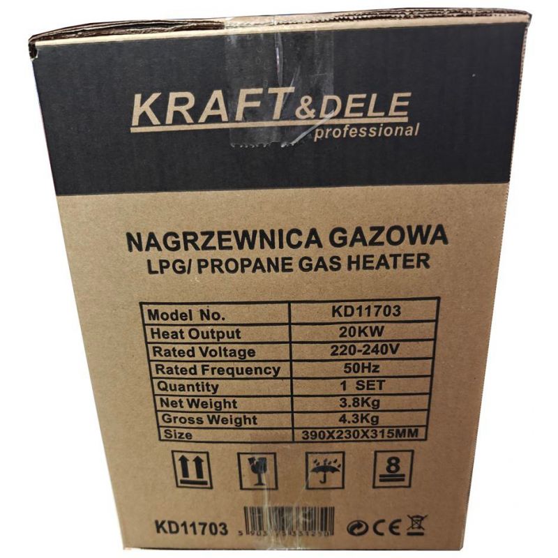 Nagrzewnica gazowa 20kW KD11703
