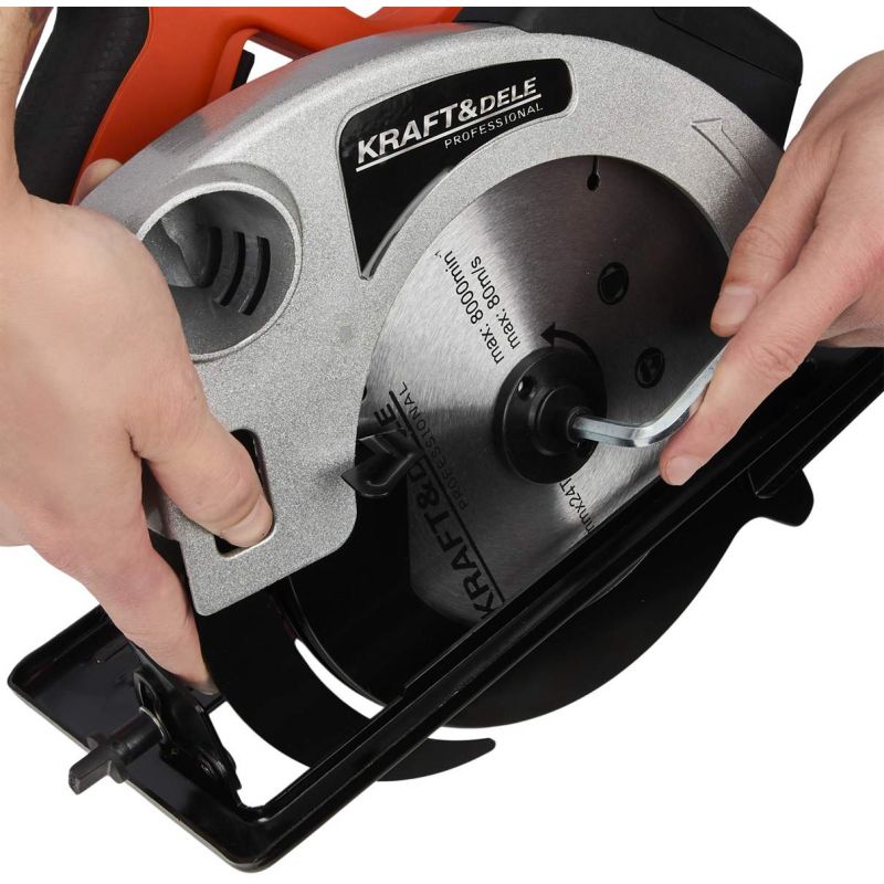 Pilarka ręczna tarczowa 2850W laser KD1719